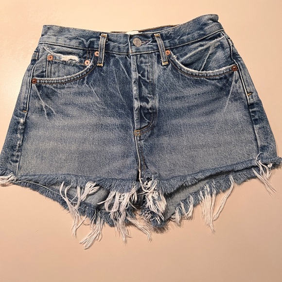 AGOLDE Parker Short in Dark Swapmeet Size 23 - Picture 2 of 4